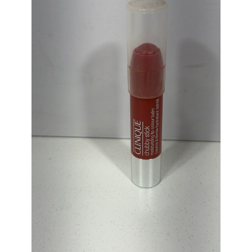 Clinique Chubby Stick Moisturizing Lip Colour Balm 04 Mega Melon Travel Size C37